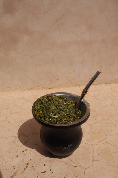 Yerba Maté cup (gourd) & straw (bombilla) - Matéas