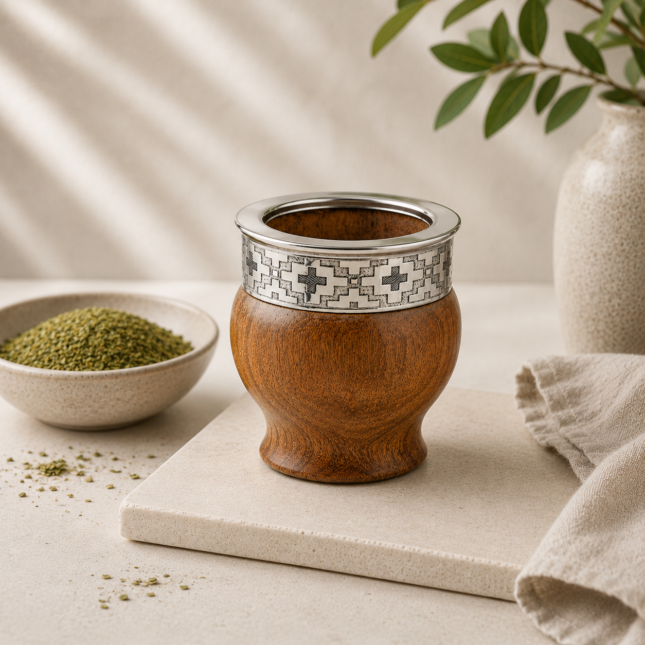 Kalebas Imperial Hout met bombilla